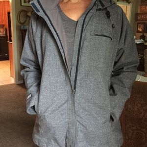 REI Heather Gray Rainjacket
